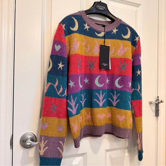 NWT Weekend Max Mara Alpaca & Wool Crew Sweater Size: Various Fall/ Winter - Picture 11 of 17